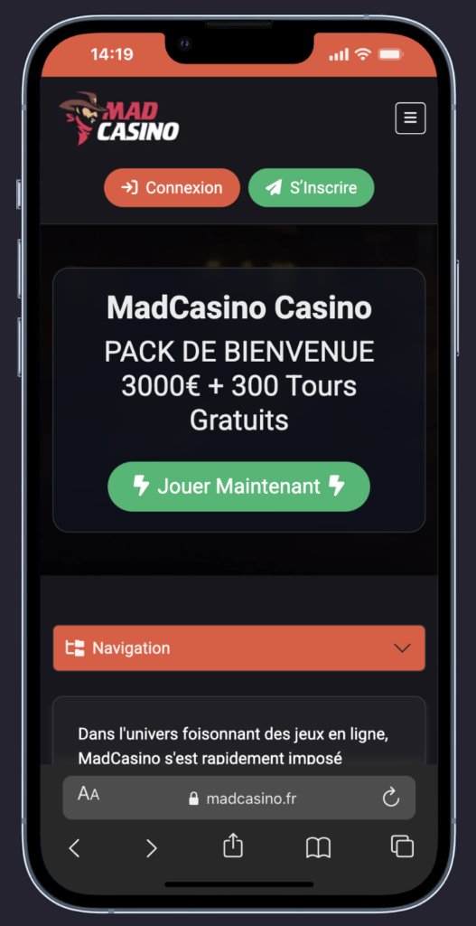 France - mad casino bonus